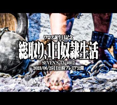 【総取り】セブンズ TVメンバー1人がコスプレを着て奴隷になった結果【SEVEN'S TV #912】