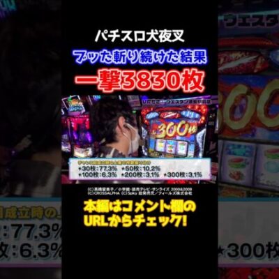 【ブッチ斬りで完走】パチスロ犬夜叉で圧巻のブッ壊れ性能を噛み締める【ひたむき田中第1回】#Shorts