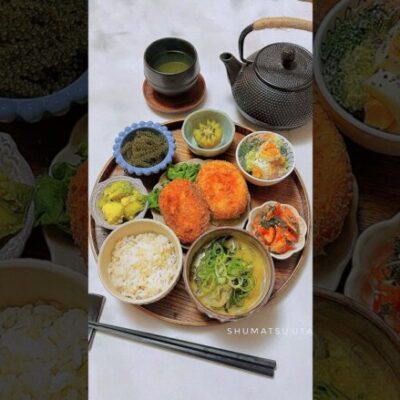 【和食献立】新じゃがで明太子コロッケ🥔副菜レシピはデリ風サラダとアボカドナムル🥑週末うたの #shots EP45🥝【レシピは説明欄へ】