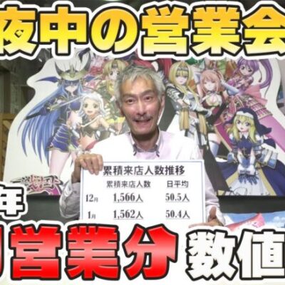【パチンコ店買い取ってみた】第419回令和6年2月営業分真夜中の営業会議