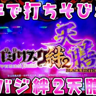 周年で取れなかったバジリスクを平日に打ったらさらば諭吉【バジリスク絆2天膳】【このごみ1876養分】
